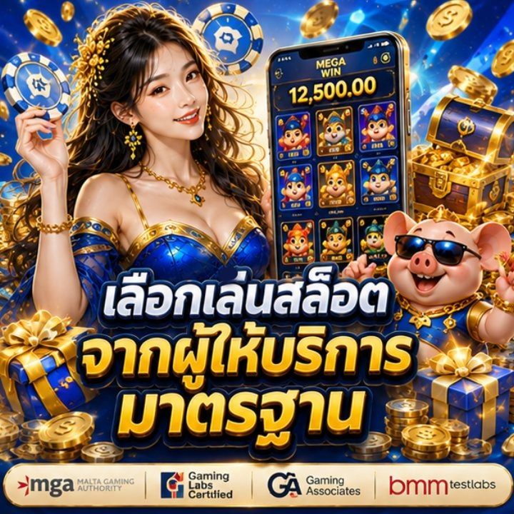 เลือกเล่นสล็อตจากผู้ให้บริการมาตรฐาน