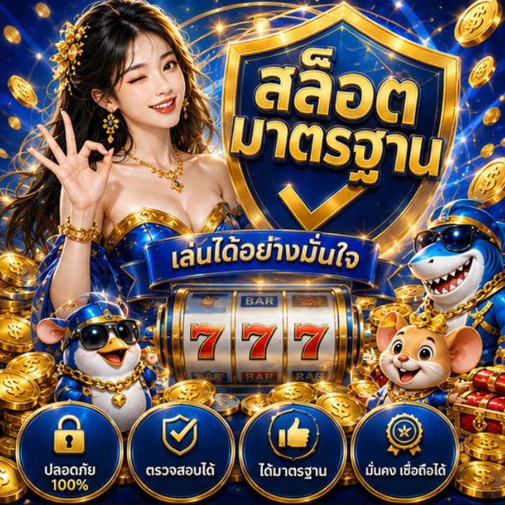สล็อตมาตรฐาน เล่นได้อย่างมั่นใจ